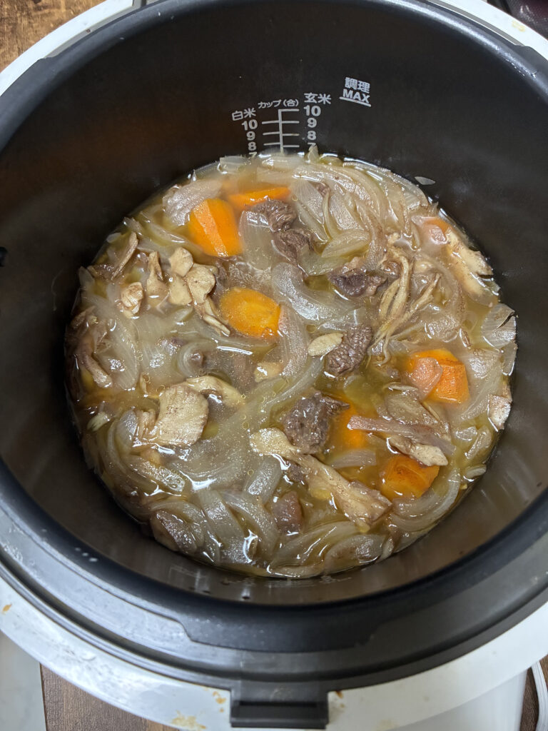 40分煮込んだシチュー